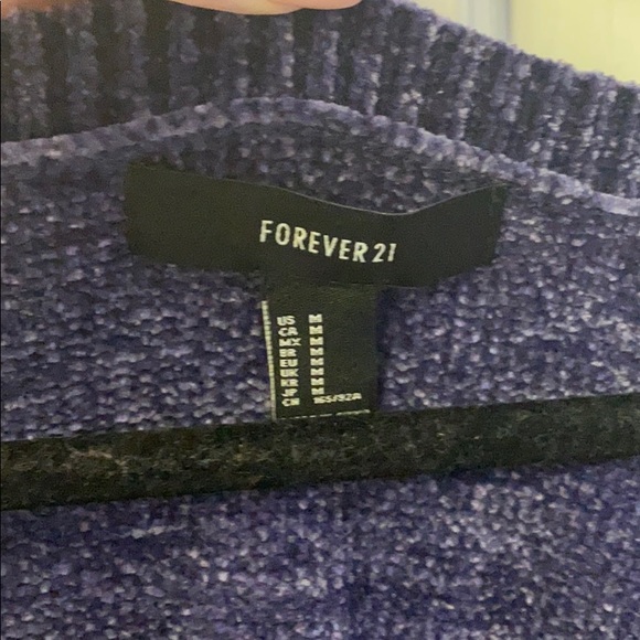 Chenille cropped sweater - Picture 3 of 4